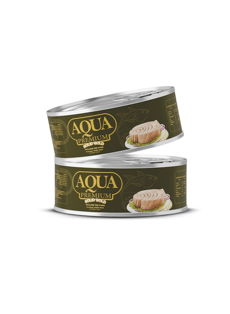 AQUA PREMIUM Solid Tuna easy open 185grams Pack of 2 - Image 1